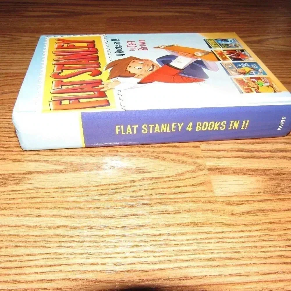 Jeff Brown FLAT STANLEY (4 books in 1)~Hardcover